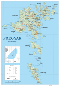 Føroyakort 1:200 000