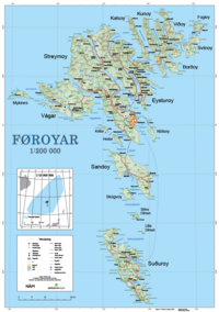 Føroyakort 1:200 000