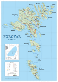 Føroyakort 1:200 000